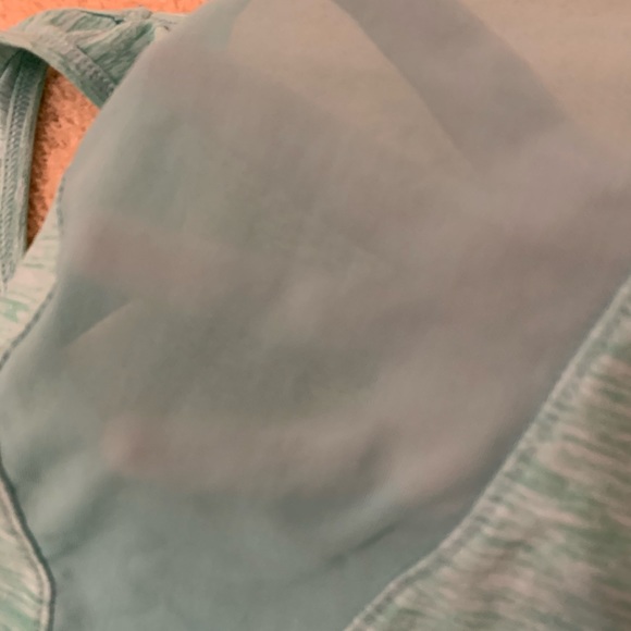 old navy teal active mesh back tank top - Picture 3 of 4